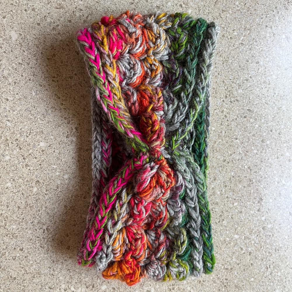 Winter headband ear warmer